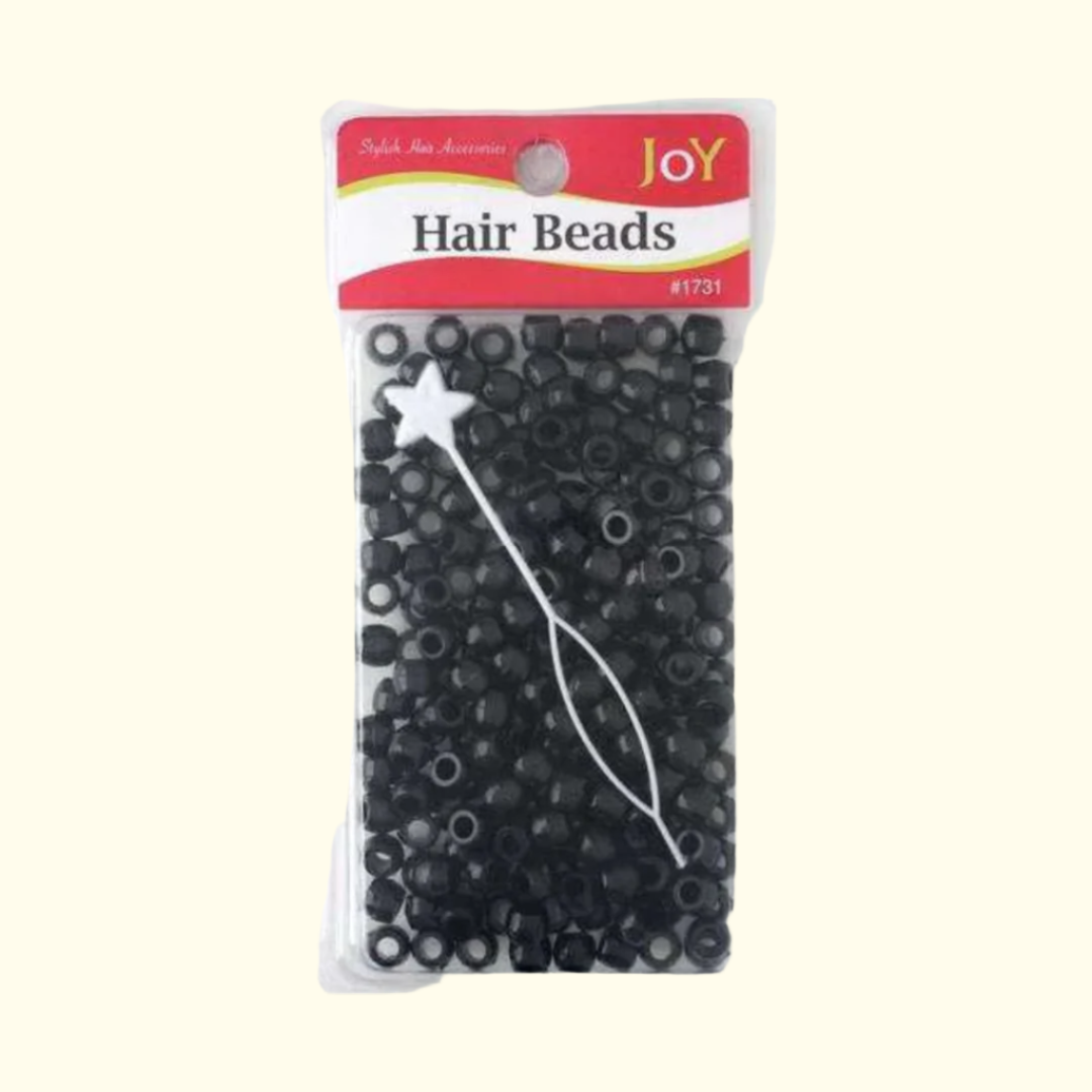 Rounded Hair Beads - Small