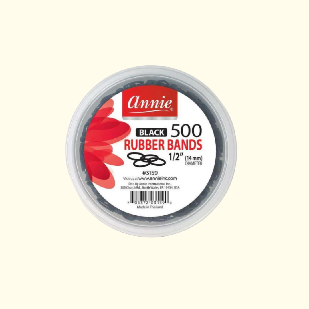 Black Rubber Bands (500 Count)