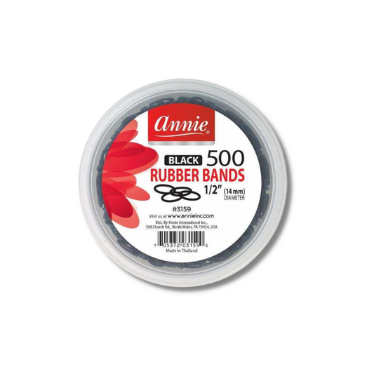 Black Rubber Bands (500 Count)