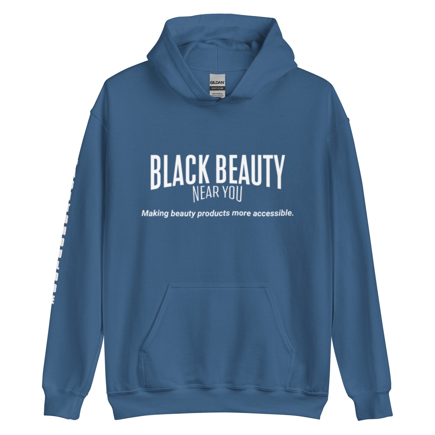 BBNY Unisex Hoodie - COLORS - #ASITSHOULDBE on Right Sleeve [White Logo Color]