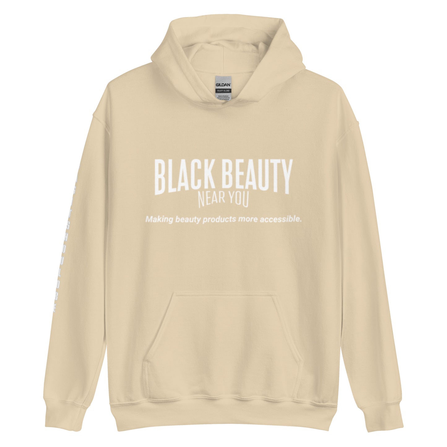 BBNY Unisex Hoodie - COLORS - #ASITSHOULDBE on Right Sleeve [White Logo Color]