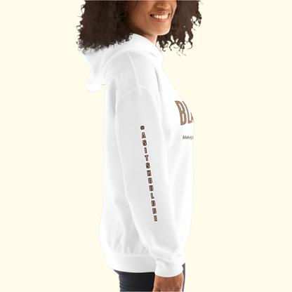 BBNY - Unisex Hoodie #ASITSHOULDBE on Right Sleeve